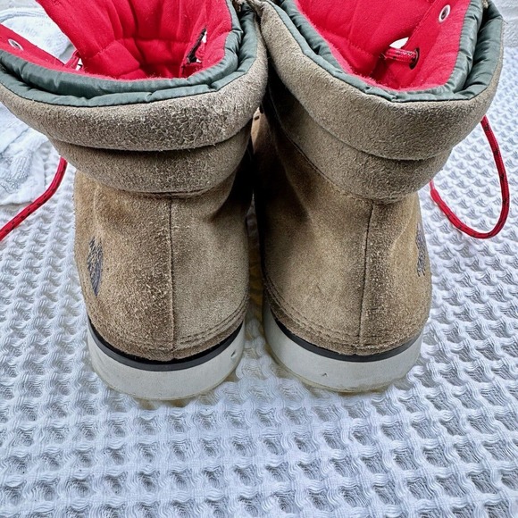 The North Face Brown Chilkat Heatseeker Boots Women’s Leather Suede Sz 9 - Picture 6 of 11